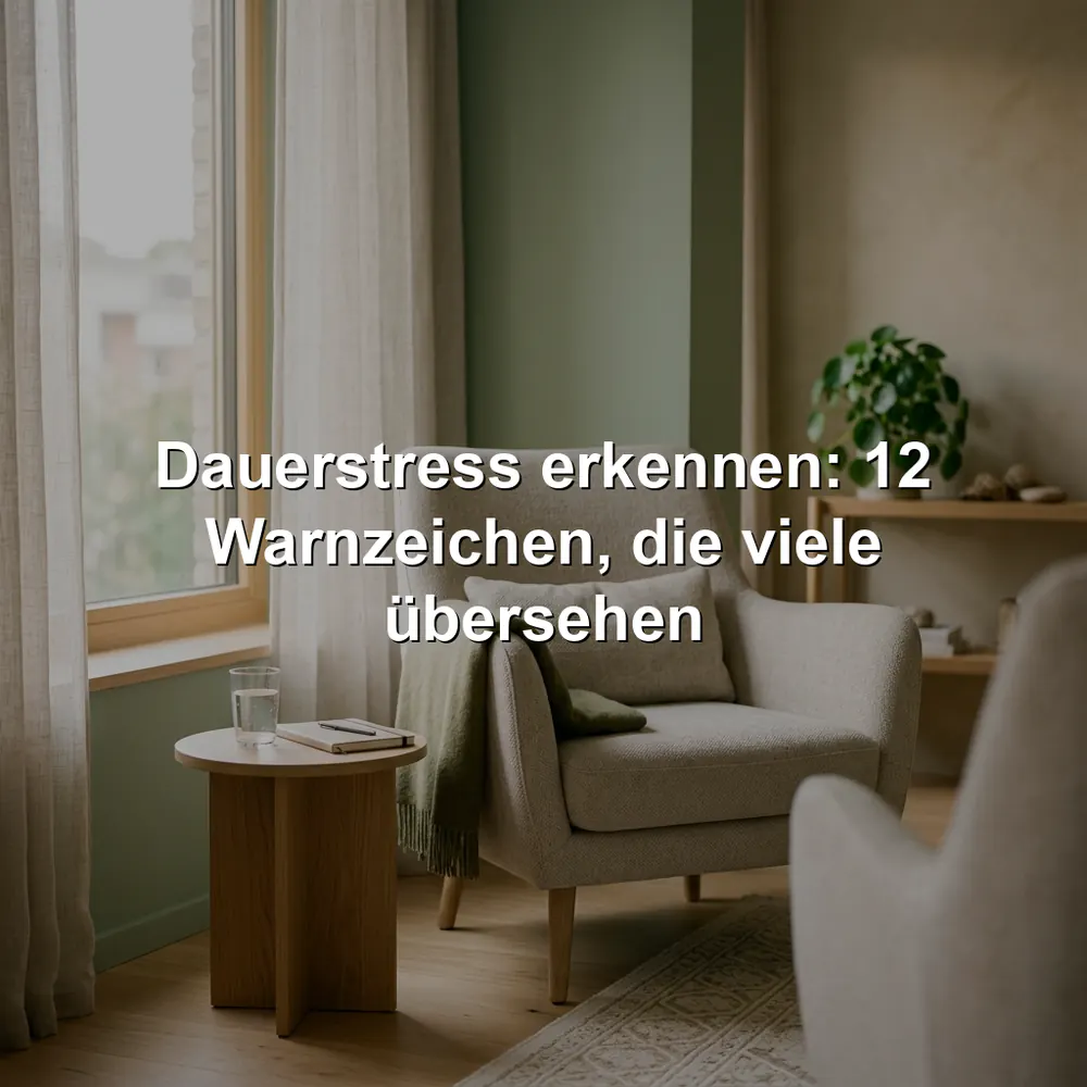 Dauerstress erkennen: 12 Warnzeichen, die viele übersehen