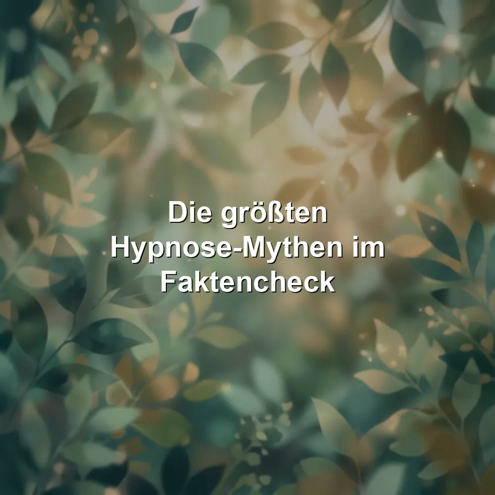 Die größten Hypnose-Mythen im Faktencheck