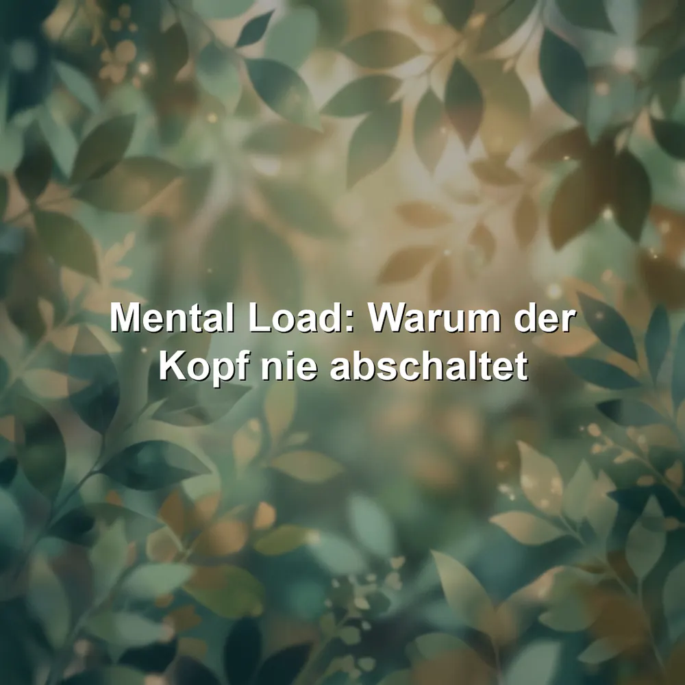 Mental Load: Warum der Kopf nie abschaltet